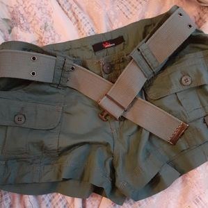 1955 Vintage green shorts size 9